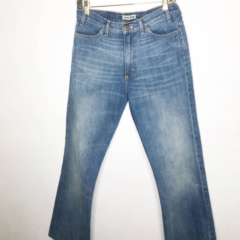 Acne Jeans Straight Leg Soft Cotton Tall 30/34